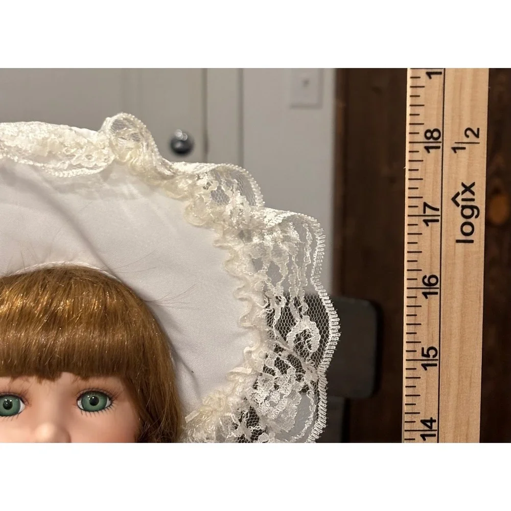 Collectible Memories Little Bo Peep Porcelain Doll with Lamb and Stand